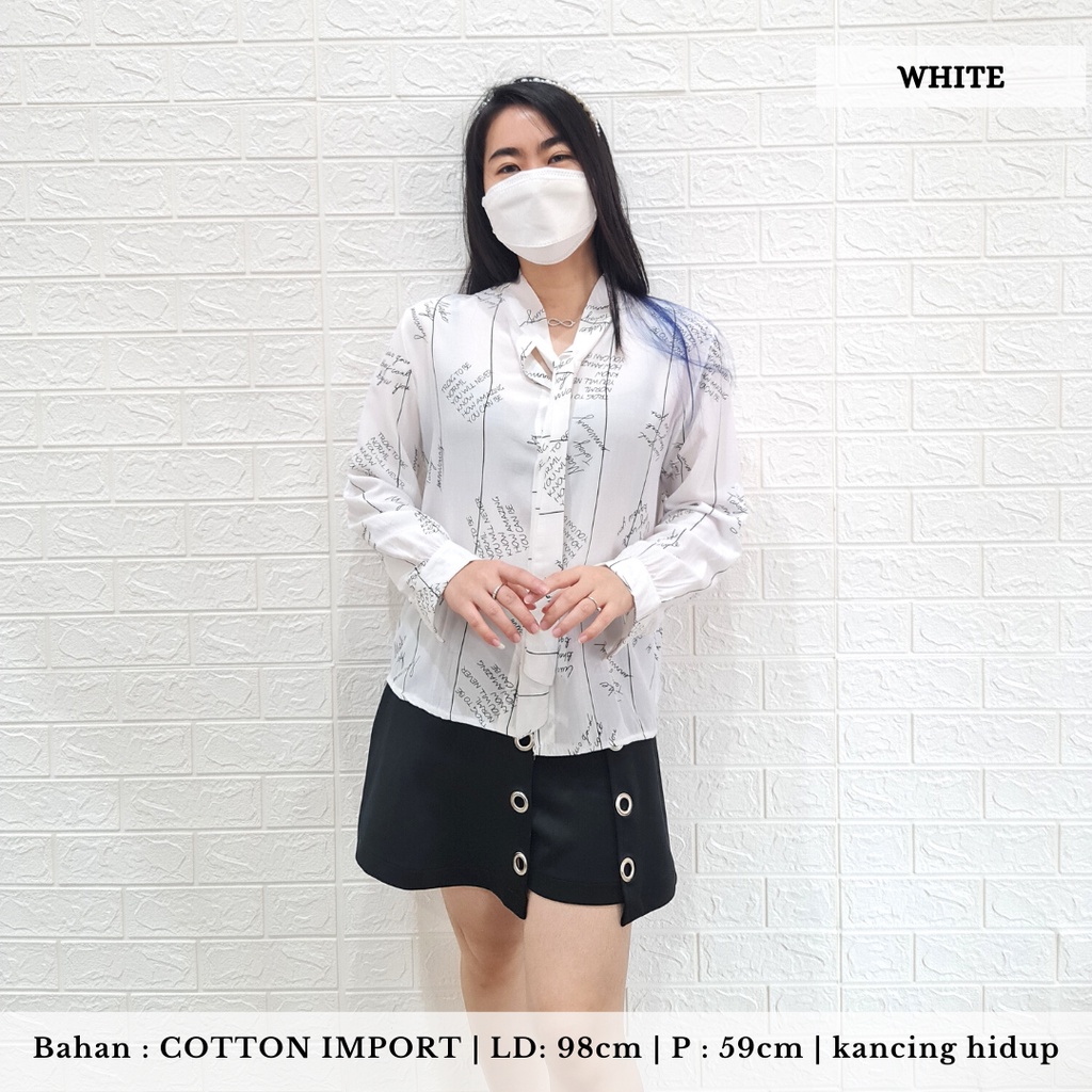 2845 norm tie blouse shirt