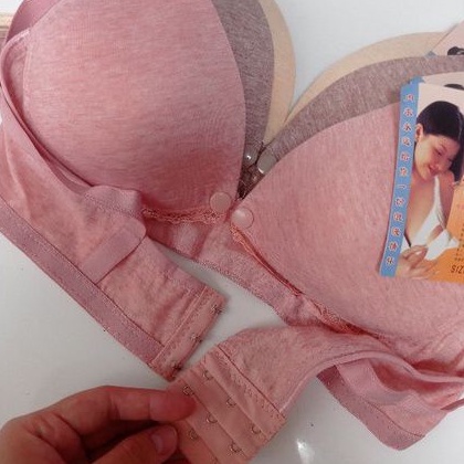 Bra menyusui bukaan kancing tengah murah berkualitas fema dengan busa cup besar nursing bra menyusui murah buka tengah kancing
