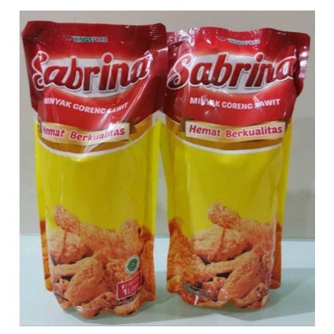 MINYAK GORENG SABRINA UKURAN 1LITER