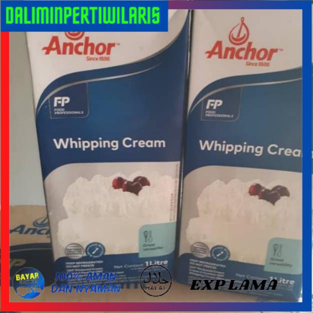 

( BISA COD ) Anchor whipping cream 1000ml/ Anchor whip cream 1000 ml/ Anchor whipping cream 1L OBRAL