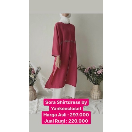 SORA SHIRTDRESS BY YANKEECLOSET