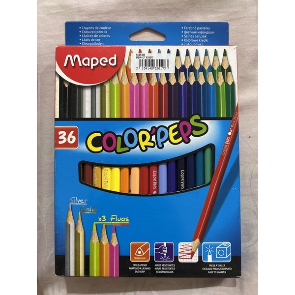 

pensil warna maped 36 color peps