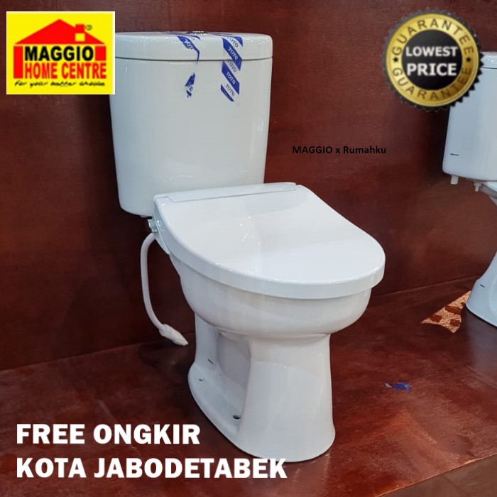 KLOSET DUDUK TOTO FREE KIRIM JABODETABEK - CW 420 SINGLE FLUSH W/ ECO WASHER - TOTO