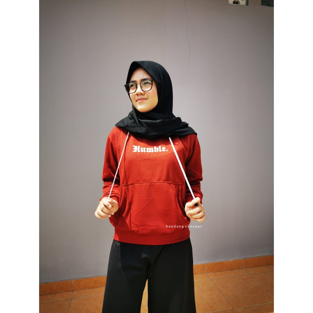 Humble Hoodie || Sweater Hoodie wanita #HH