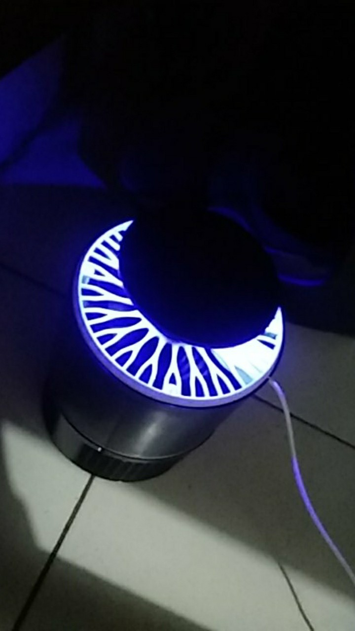 Perangkap Nyamuk Jebakan Lalat Kipas Lampu Led Uv Ultraviolet Elektrik