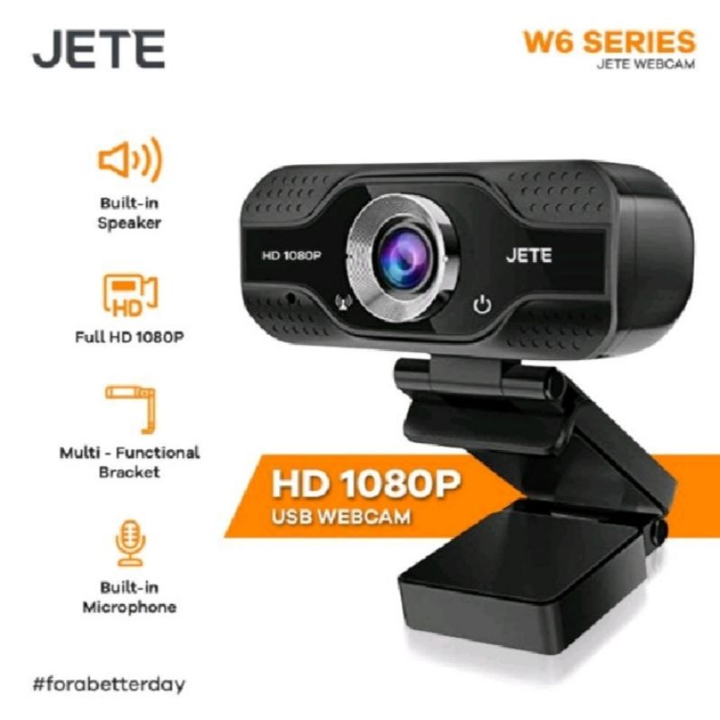 Webcam JETE W6 Full HD 1080p