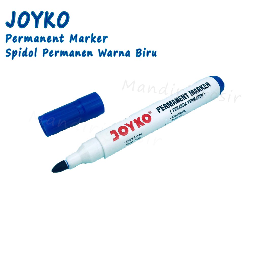 Spidol * Permanen * Joyko * Tinta * Biru