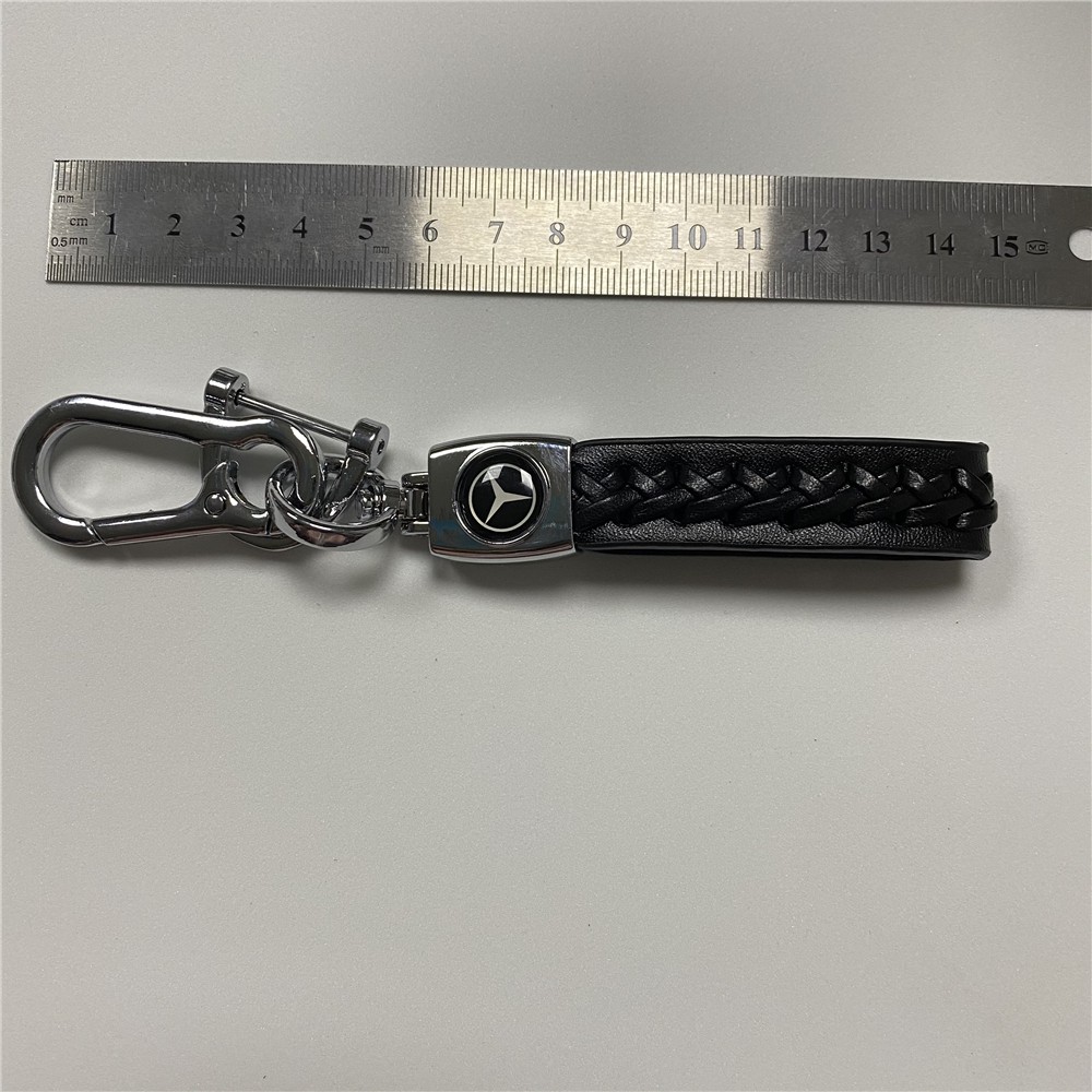 Leather Keychain Car Keychain Keyfob Car Logo Keychain for Mercedes-Benz Honda Toyota Nissan Mazda