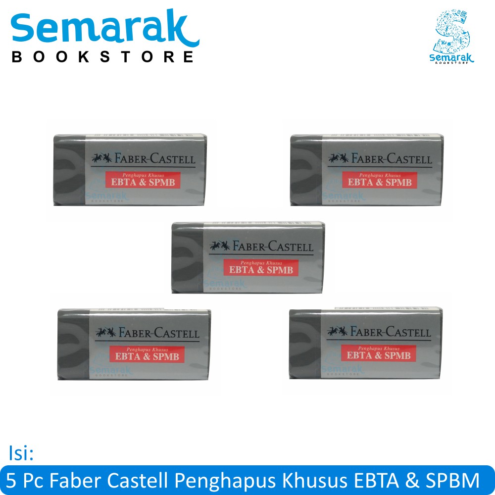 

Faber Castell Penghapus Khusus EBTA & SPBM 187168 [5 Pcs]