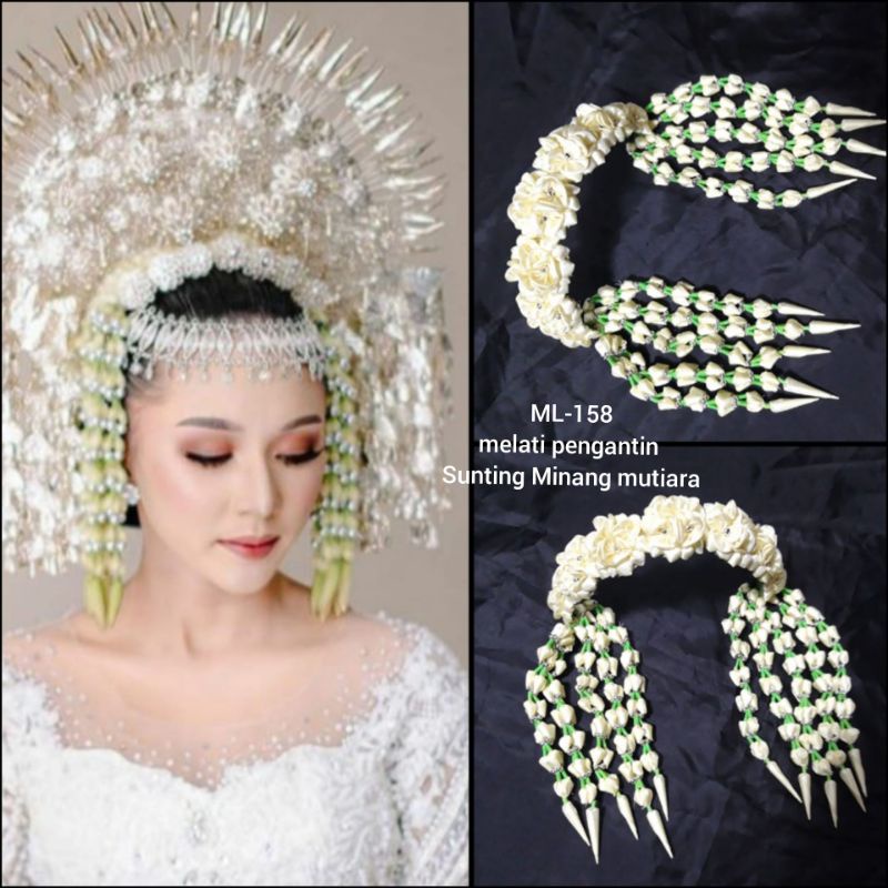 ML-158 MELATI PENGANTIN SUNTING MINANG MUTIARA