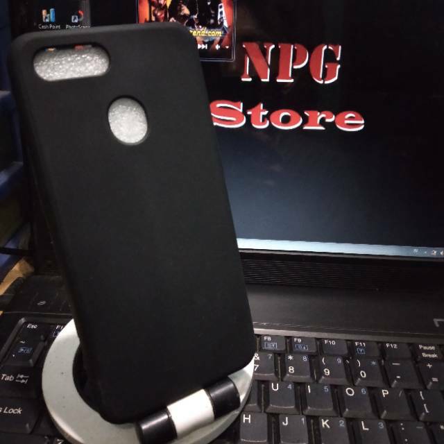 Soft Case OPPO F9 / F9 PRO - Softcase Blackmatte OPPO F9 / F9 PRO Slim Black Matte