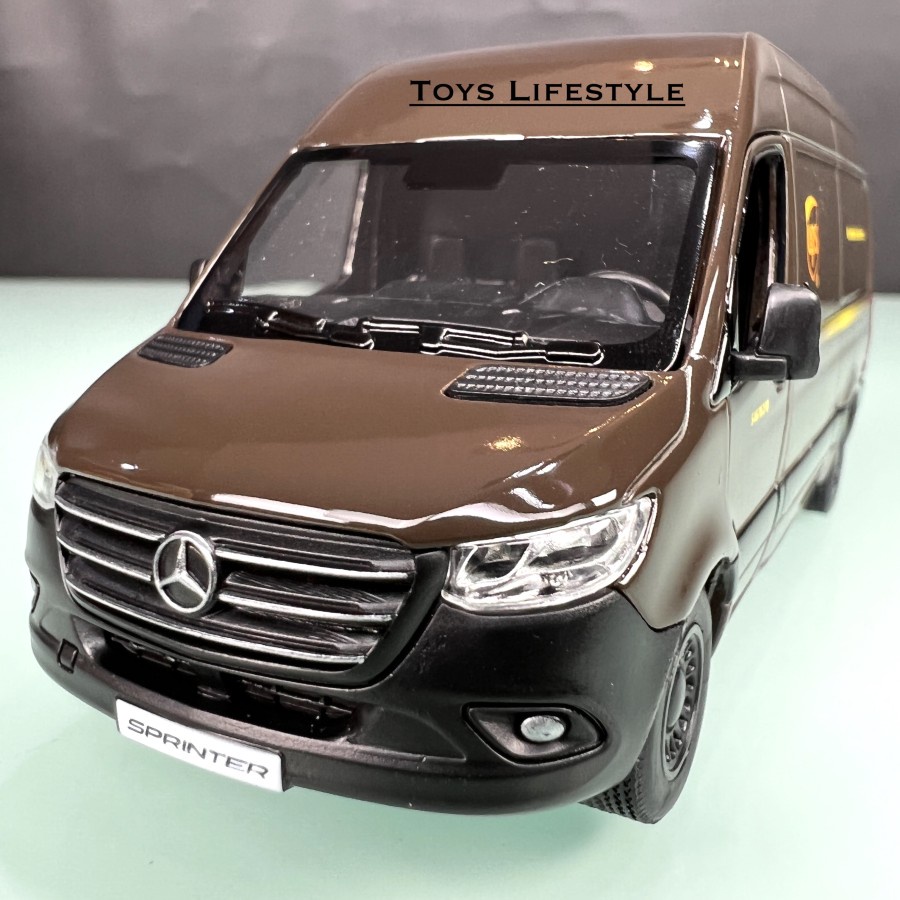 Mobil Kinsmart Diecast - Mercedes Benz Sprinter Skala 1:48