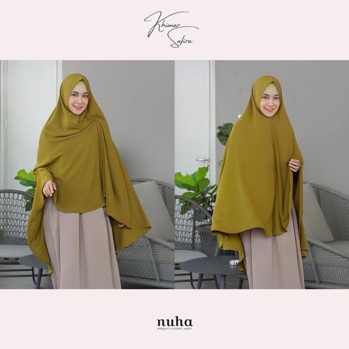 Khimar Syari Safira Hijab Jumbo Kerudung Syari By nuha