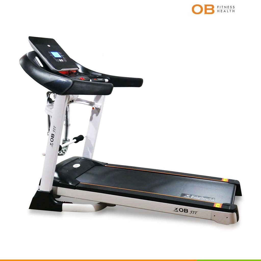 Treadmill OB Fit POLLUX OB-1028 – Auto Incline, Multifungsi, Brushless Motor, Max 140 kg