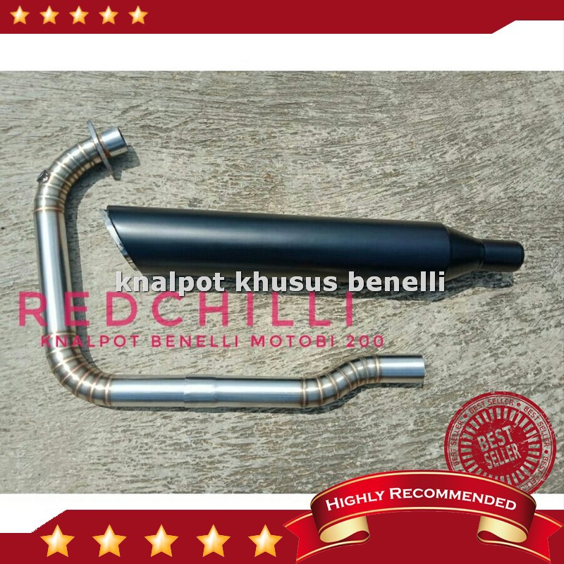 Harga Knalpot Benelli Motobi 200 Evo - Knalpot Benelli Motobi 200 Efi Vannes Full System