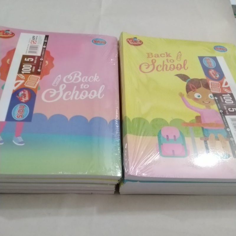 

Buku tulis 100 lembar merk SIDU