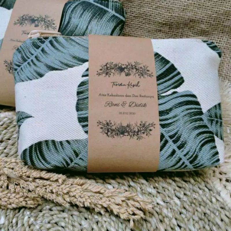 DOMPET KANVAS / POUCH KANVAS / SOUVENIR KANVAS / SPAYLATER / SHOPEEPAYLATER