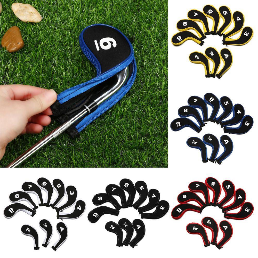 Suyo 10pcs Cover Pelindung Kepala / Leher Panjang Untuk Golf