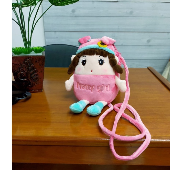 Sling Bag Anak/Tas Selempang Pretty Girl/Tas Anak/Tas Selempang Anak/Kado Tas Anak/Tas Selempang karakter