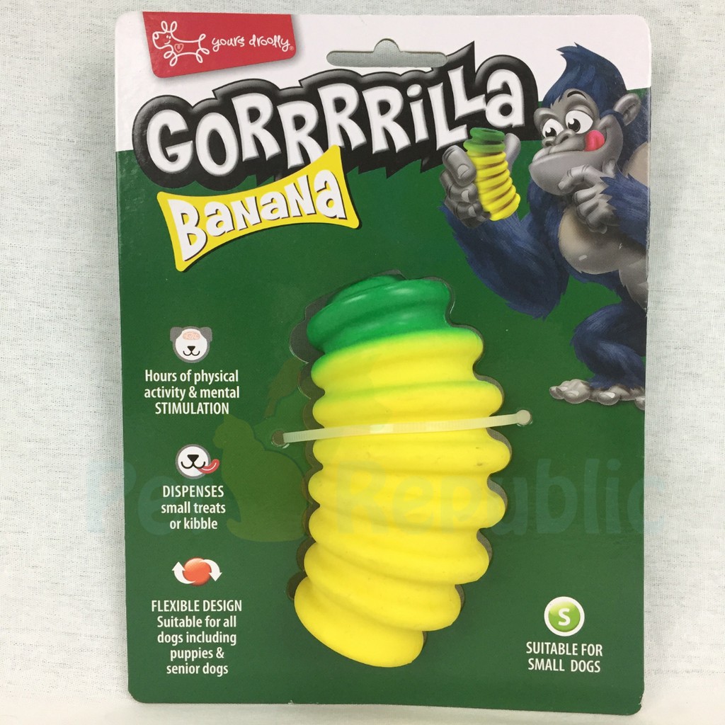 

GORRRRILLA Mainan Anjing BANANA Small Size