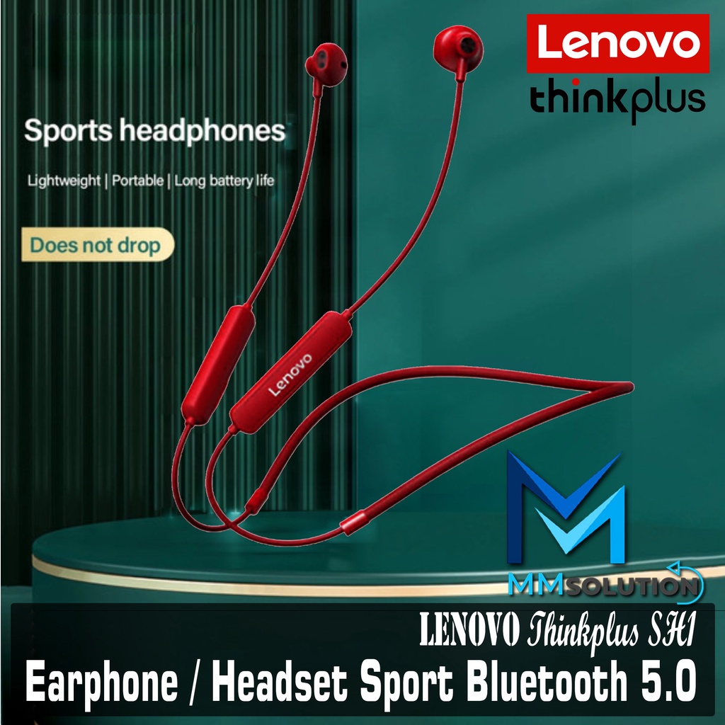 LENOVO Thinkplus SH1 Sport Bluetooth Earphone Headset / Handsfree 5.0