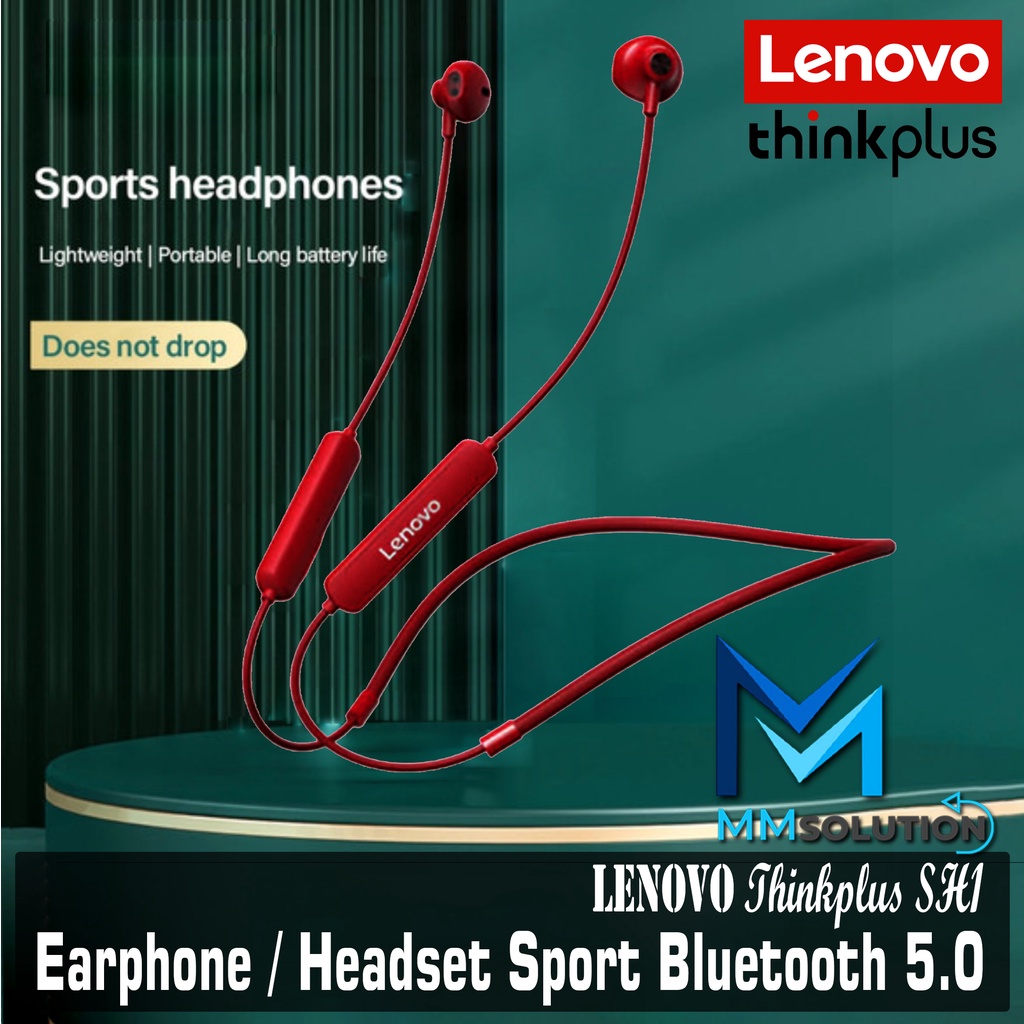 LENOVO Thinkplus SH1 Sport Bluetooth Earphone Headset / Handsfree 5.0