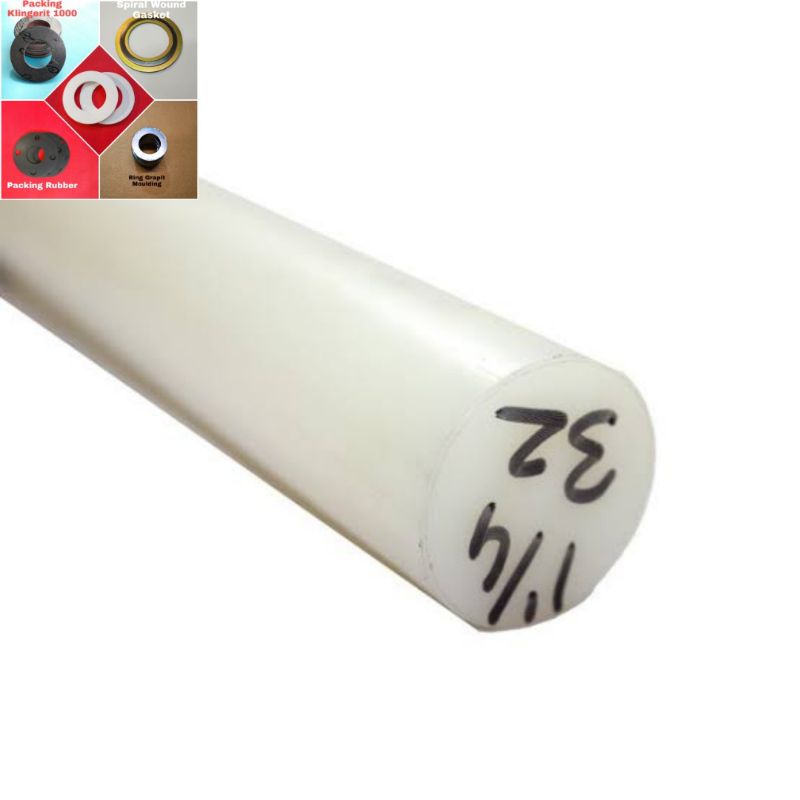 Nylon PE Batangan 25mm x 100cm) Nylon Rod Polyethylene