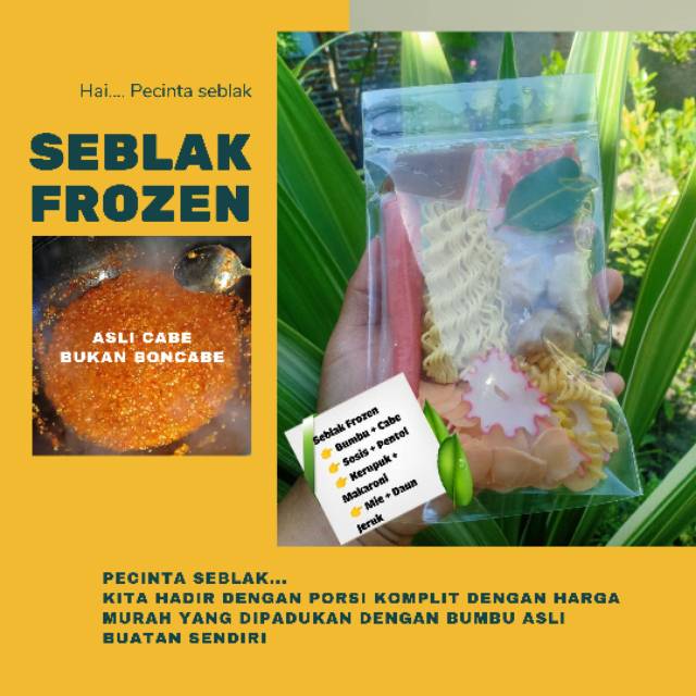 

Seblak Frozen / Seblak Murah / Suka Pedas