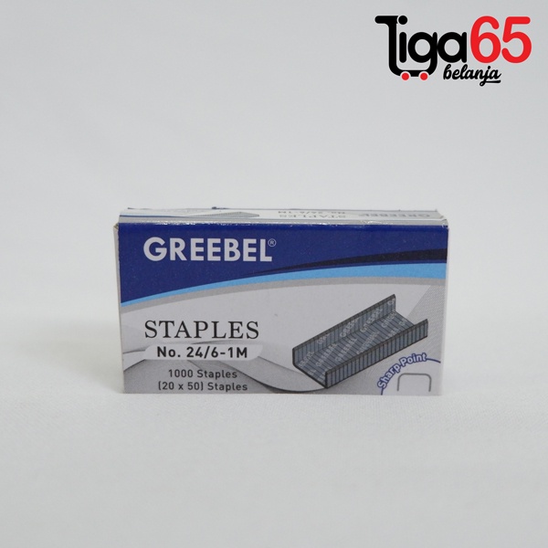 365 GREEBEL ISI STAPLES #80018 Refil / Isi Staples Steples Hekter GREEBEL