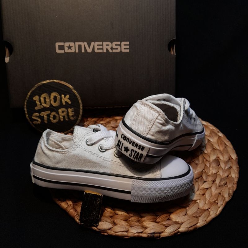 sepatu anak converse clasik low size 17-35 Real pict