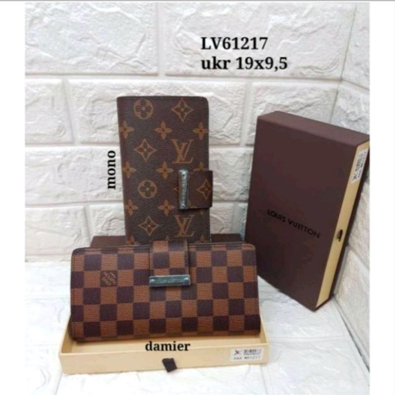 Dompet Panjang Lipat Wanita Kode 61217 + Freebox