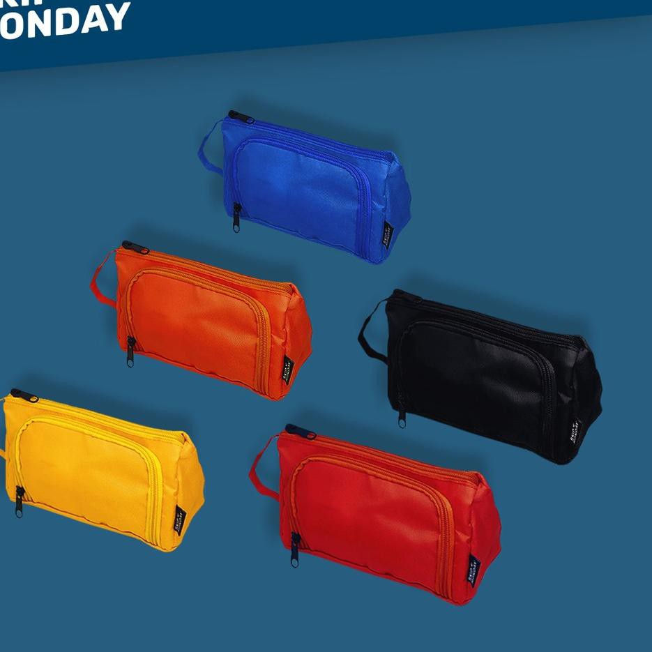 

｀ WY7 Skip Monday Max Capacity Pencil Case - Tempat Pensil Alat Tulis Jumbo Multifungsi ✢ ▼