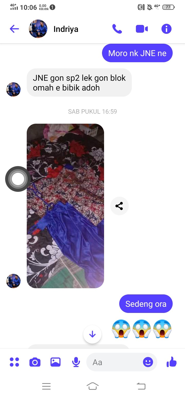 Maura Couple - Sania Ruffle Batik Couple Ori Ndoro Jowi Suryandhanu Dnt Garansi Termurah Shope 421