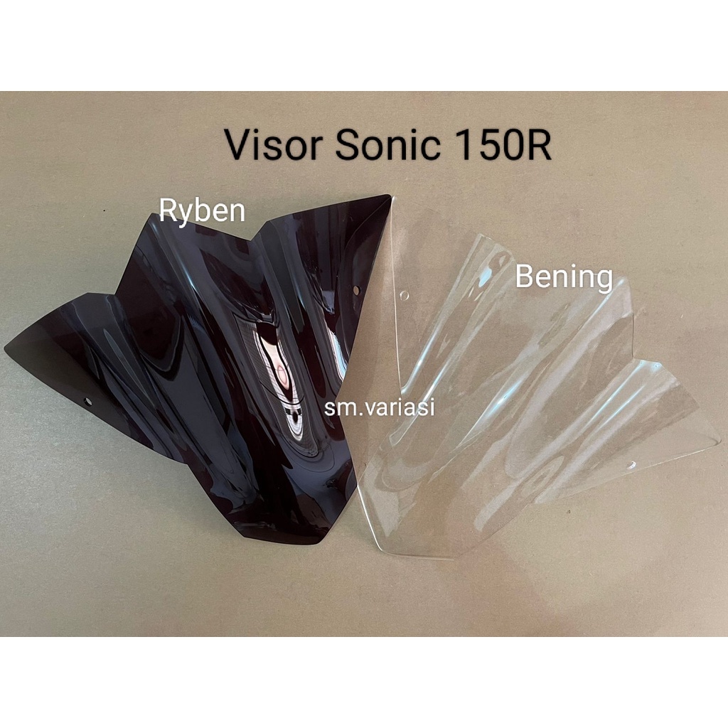 Honda Visor Sonic 150R Bahan Akrilik