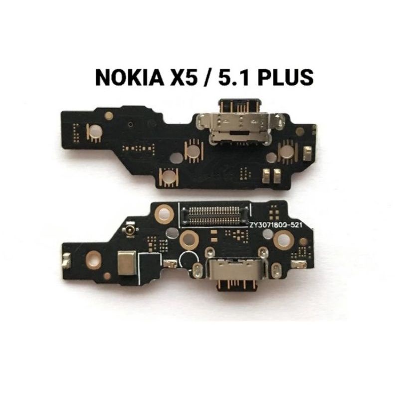 Board Konektor Papan Cas Charger Nokia X5 5.1 Plus Original