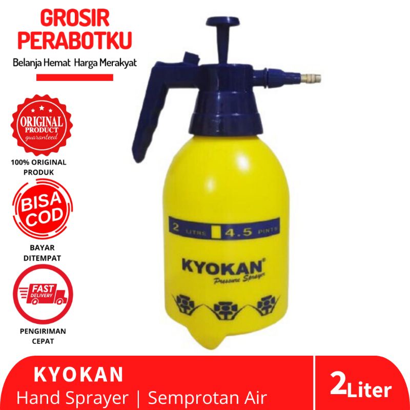 Hand Sprayer Kyokan 2L | Semprotan Air Kyokan 2 Liter | Pressure Sprayer | Semprotan Pompa | Sprayer Kyokan | Semprotan Tanaman | Semprotan Burung | Semprotan Hewan | Jet Pump Sprayer Kyokan | Kyokan 2 Liter Original | Kyokan Sprayer 2 Liter | Kyokan 2