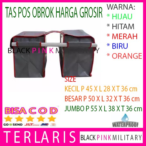 Tas Motor Kurir Dan Pos Murah Dan Anti Air - Besar
