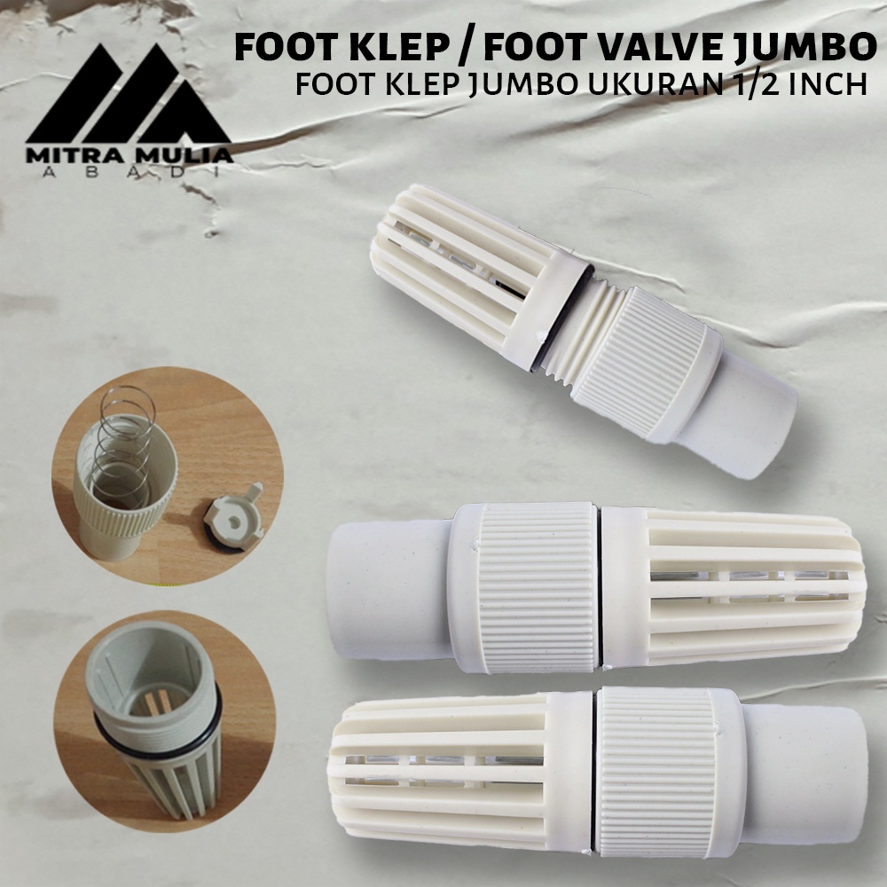 Foot Klep / Foot Valve Jumbo Ukuran 1/2 Inci