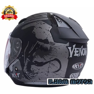 Jual HELM KYT DJ MARU MOTIF 15 BK/RED/DJ MARU HALF FACE/KYT DJ MARU