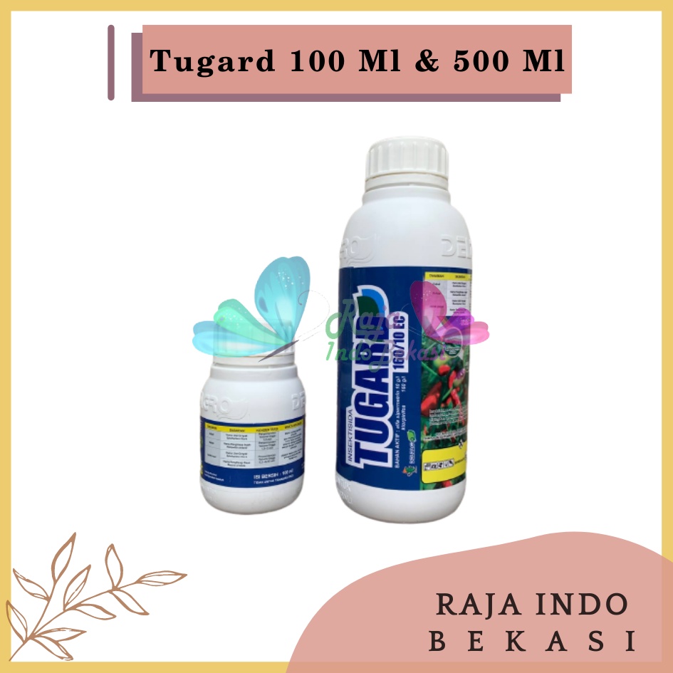 Insektsida Hama Tugard 100 ml 160/10EC Digunakan Untuk Mengendalikan Hama Pada Tanaman Cabai Kedelai Kakao Dan Jarak Pagar Pestisida Tanaman Ulat Insektisida Kutu Putih Obat Hama Tanaman Tugard 100 ml Insektisida Tanaman