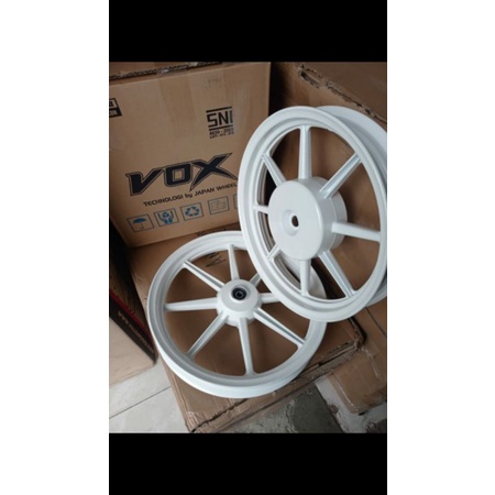 VELG VOX BEAT, SCOOPY, VARIO 110 PALANG 8 PUTIH COPY VROSSI COPY RCB P8 VENOM COMET RACING