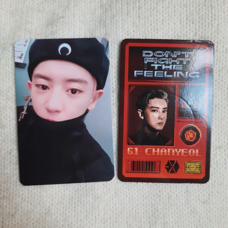 EXO OFFICIAL PHOTOCARD PC CHANYEOL ID EXPANSION KIHNO OBSESSION