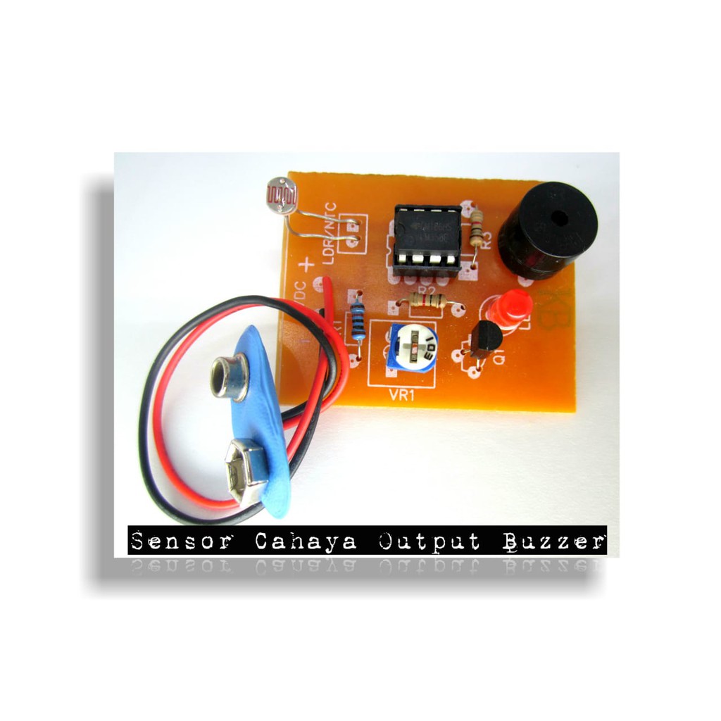 Rangkaian Elektronika Kit Elektronik Sensor Cahaya Output Buzzer After Solder