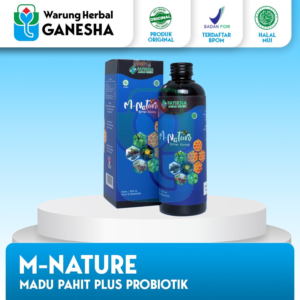 

M-NATURE MADU PAHIT UNTUK KESEHATAN ASAM URAT, PERSENDIAN, TUKAK LAMBUNG, GASTRITIS BPOM DAN HALAL