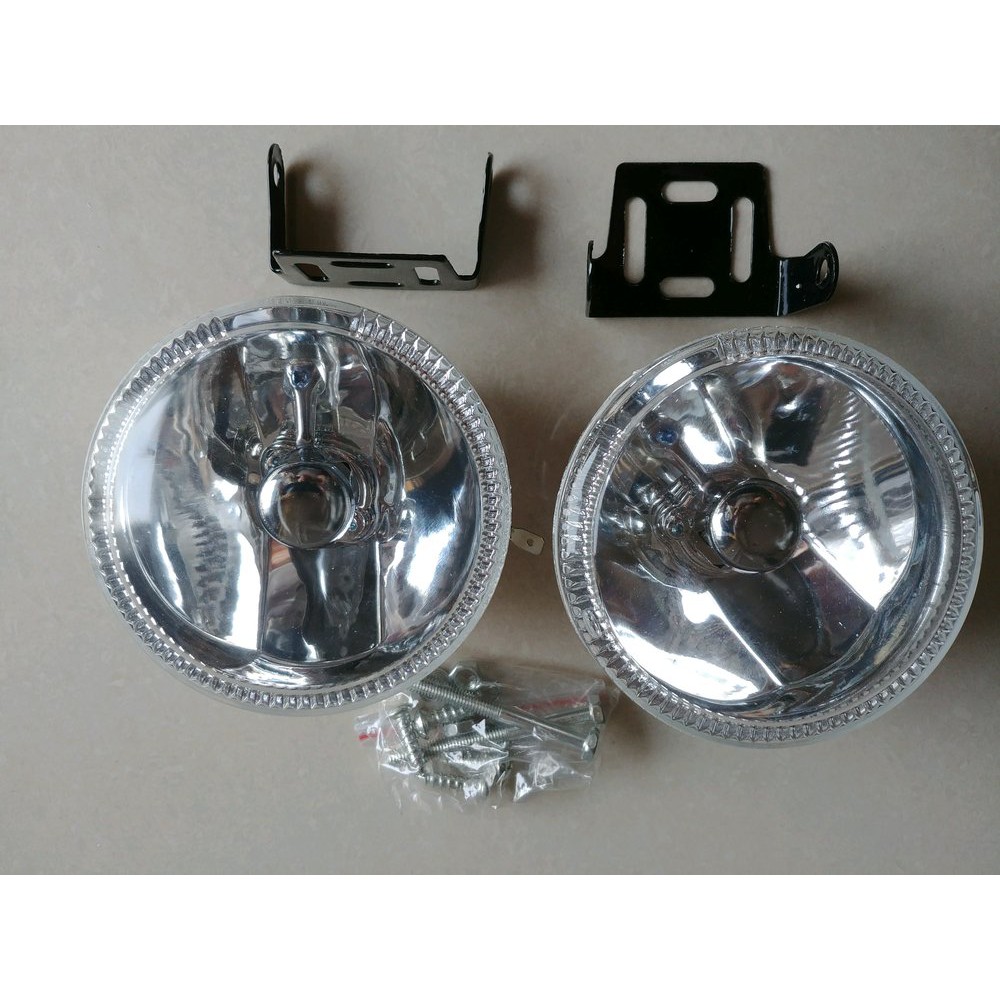 Foglamp Bumper Depan Lampu sorot Kabut mobil Universal model bulat  Avanza Xenia 2004 2005 2006 2007