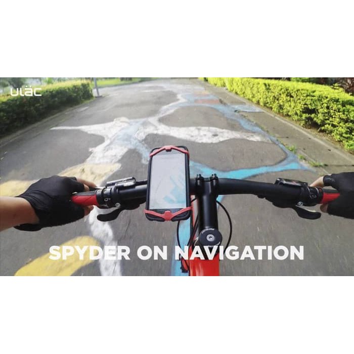 Silicone Strap Bike Bracket Mount Holder Flashlight Senter Sepeda