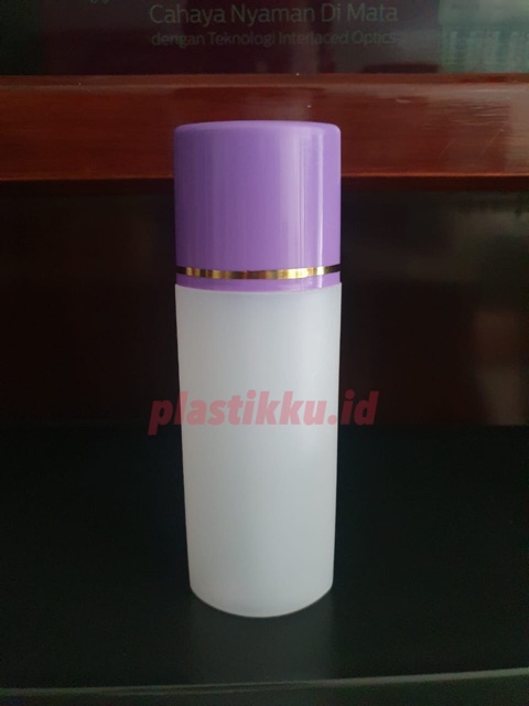 BOTOL PUTRI 100ML NATURAL PUTIH (SET) / BOTOL SABUN 100 ML TONER FLIPTOP