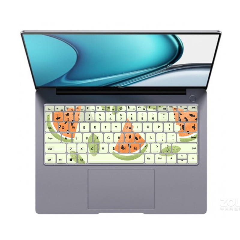 Film Pelindung Debu Keyboard Motif Kartun Bunga Untuk Huawei 2021 Honor magicbook V14 14.2 inch HGE-W56