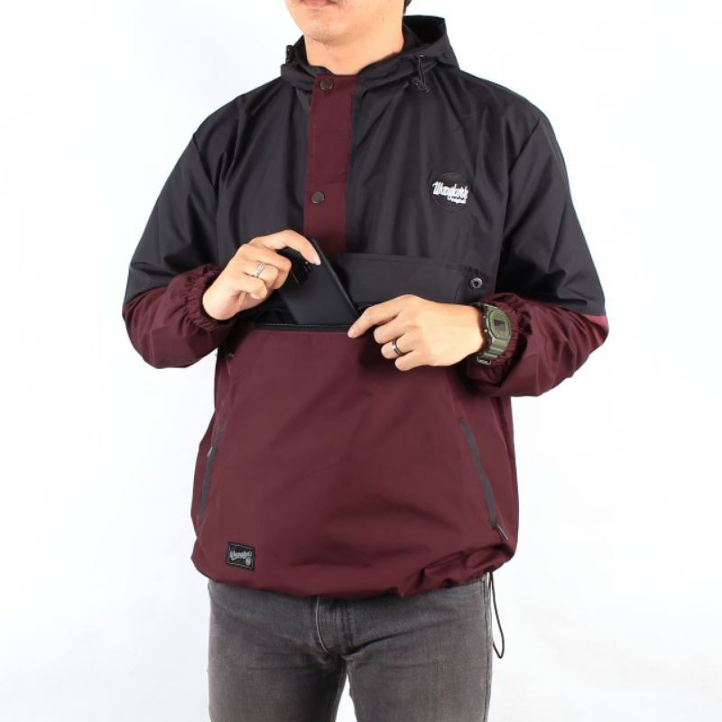 Jaket cagoule kombinasi WANGKERS