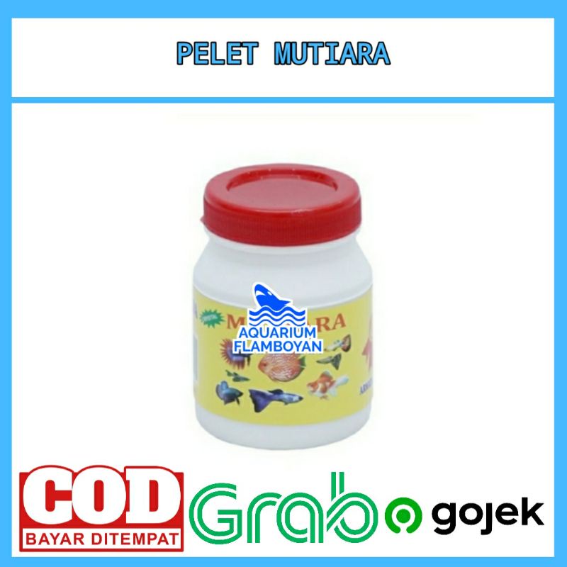 Pelet mutiara tropical makanan pakan ikan guppy cupang neon burayakan anak ikan kecil pelet halus te